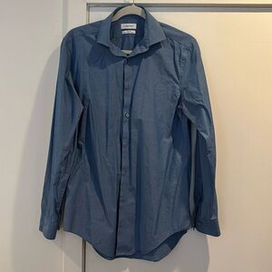 Calvin Klein Steel blue men’s dress shirt, medium